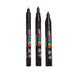 LOT DE 3 FEUTRES POSCA