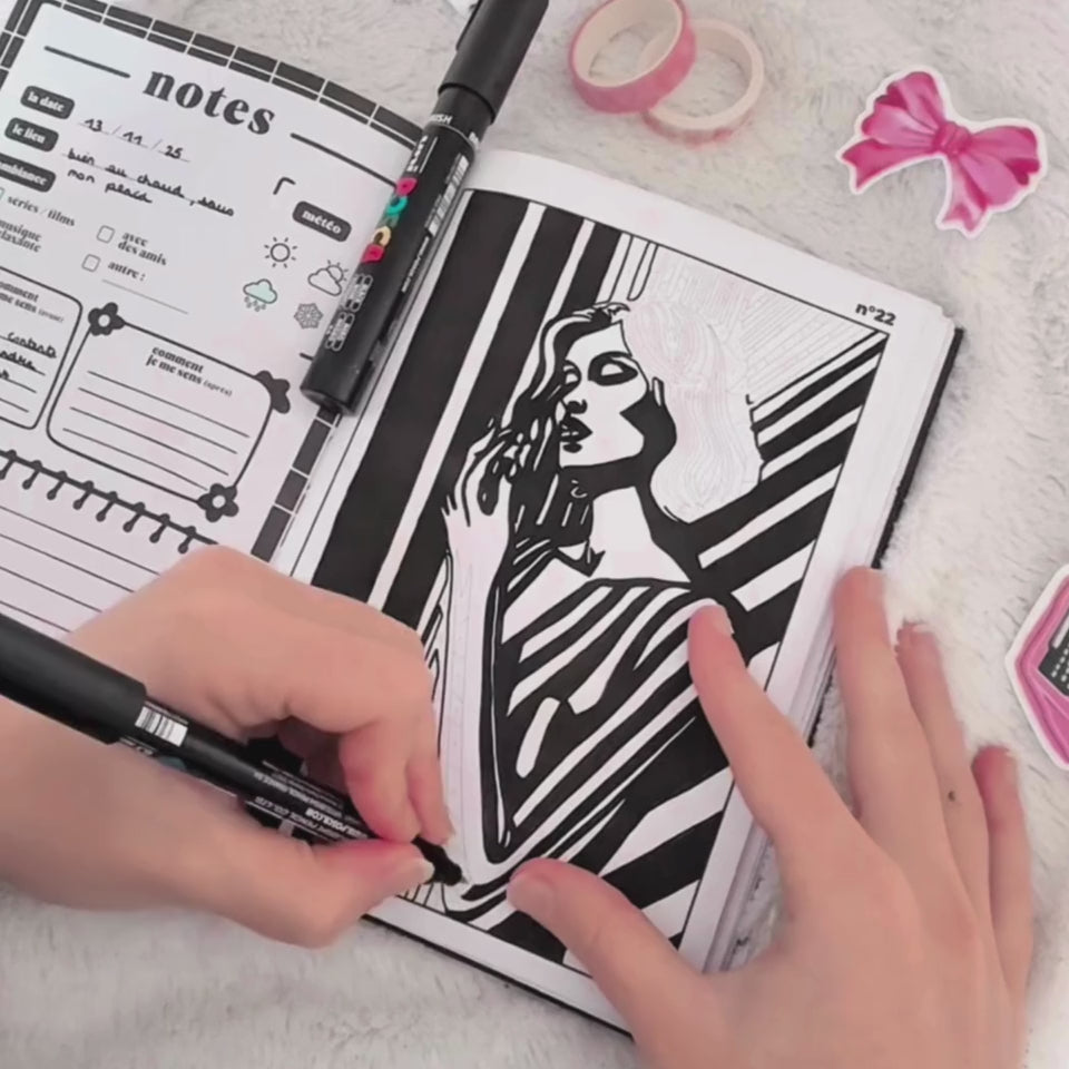 Lot de 3 Feutres Noirs POSCA